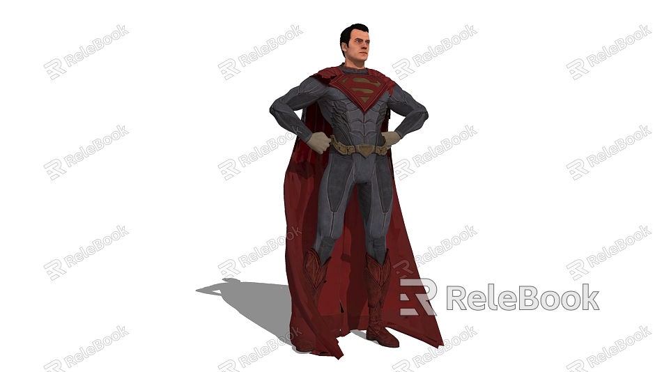 Modern Anime Character Justice League Superman model