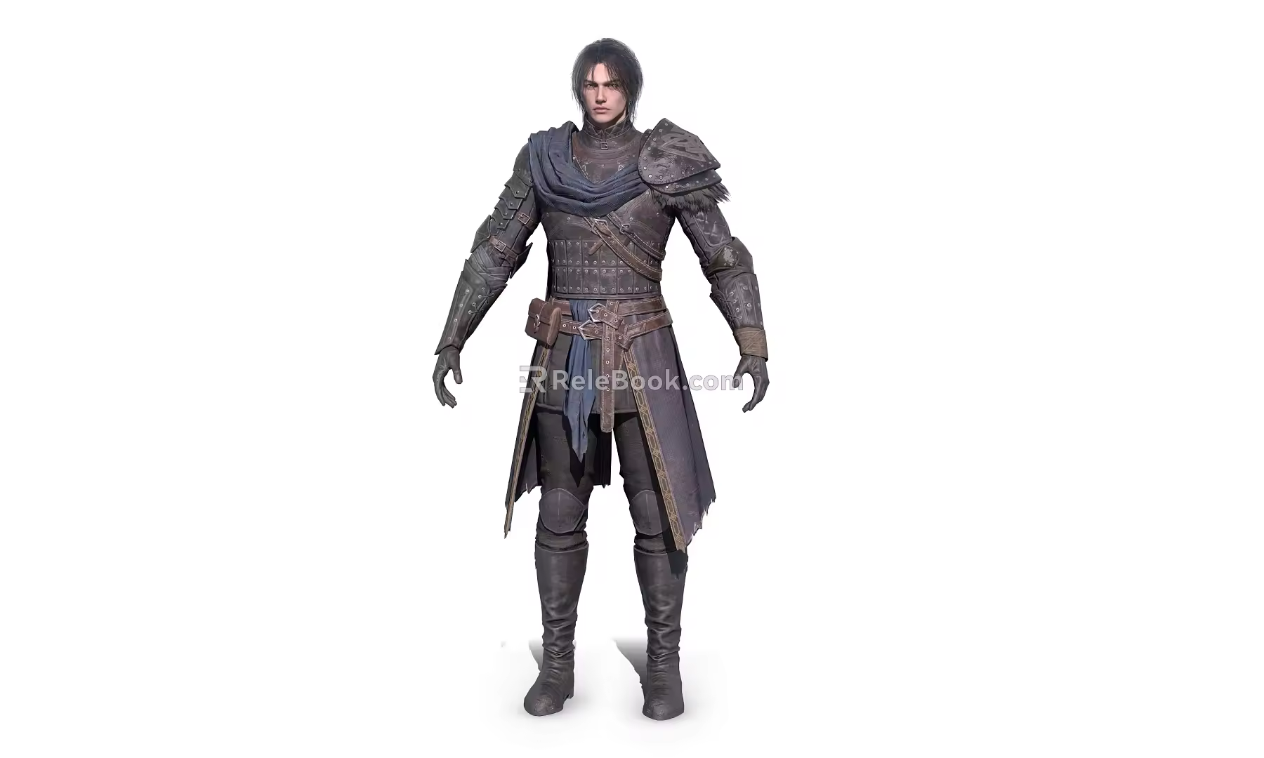 Soldier Man Medieval Warrior Game Character 3d model