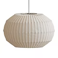 Elegant Beige Pleated Fabric Pendant Light For Modern Minimalist Home Decor