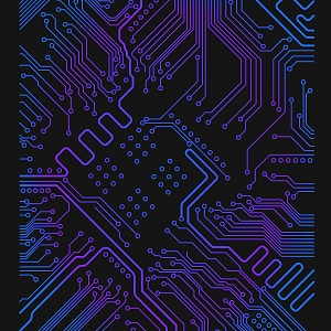 Science and technology element circuit element circuit line science and technology line 3d model