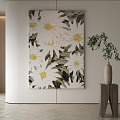 Silent Plant Painting Silent Decorative Painting 3d model