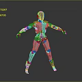 Robot Assistant Small Robot Butler Robot Butler Figure Game Figure 3d model