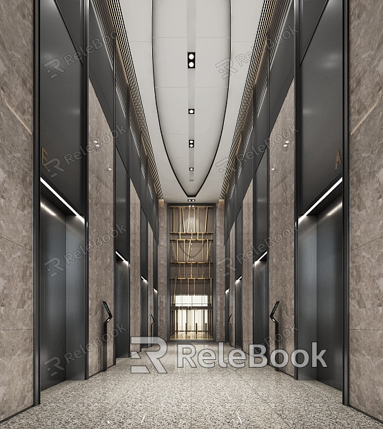 Elevator hall model