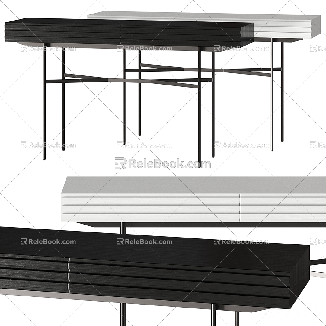 Entrance deck end view deck 3d model