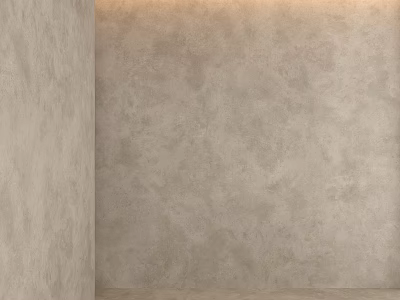 Neutral Beige Textured Wall Component With Subtle Pattern For Contemporary Interior 3d model