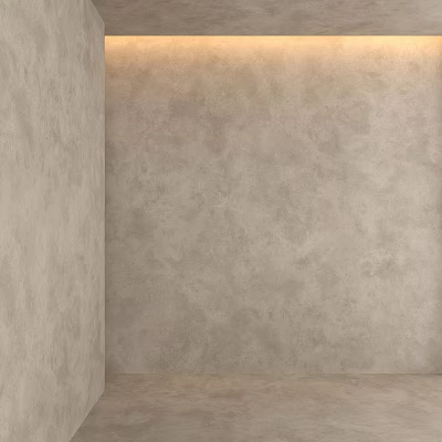 Neutral Beige Textured Wall Component With Subtle Pattern For Contemporary Interior 3d model