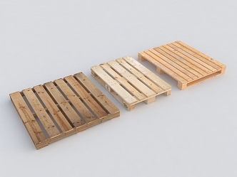 Pallet Stack Logistics Storage Wooden Pallet Plank 3d model