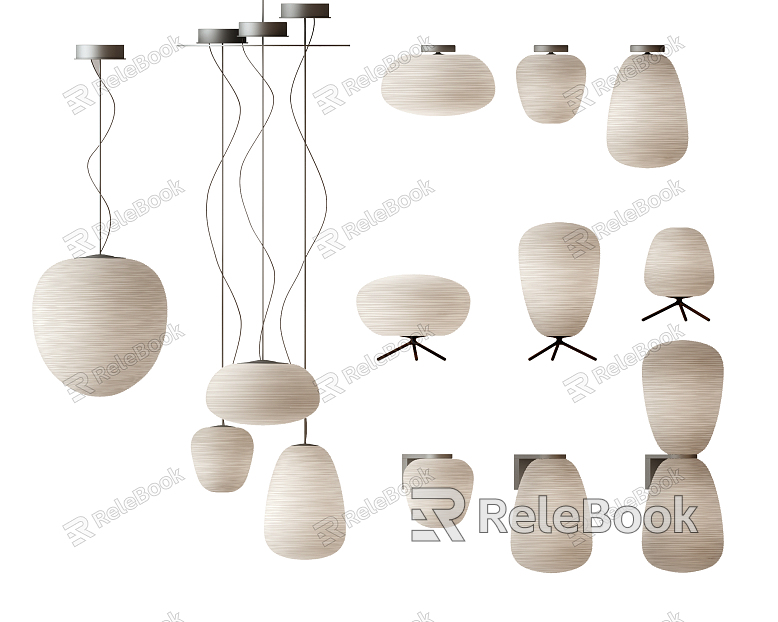 New Chinese Lamps Combination Simple Chandelier Lantern Table Lamp Wall Lamp Combination model