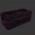 Sturdy Black Storage Box With Industrial Design For Daily Living Essentials