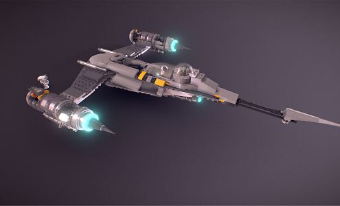 Modern Fighter Starfighter 3d model