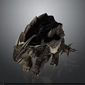 Ankylosaurus Dinosaur Figure With Armored Shell Horned Head And Spiked Tail