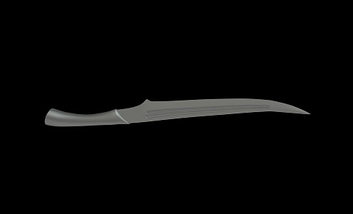 Modern knife 3d model