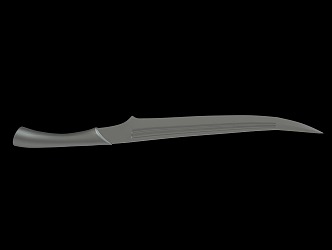 Modern knife 3d model