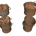 Modern Storage Basket 3d model