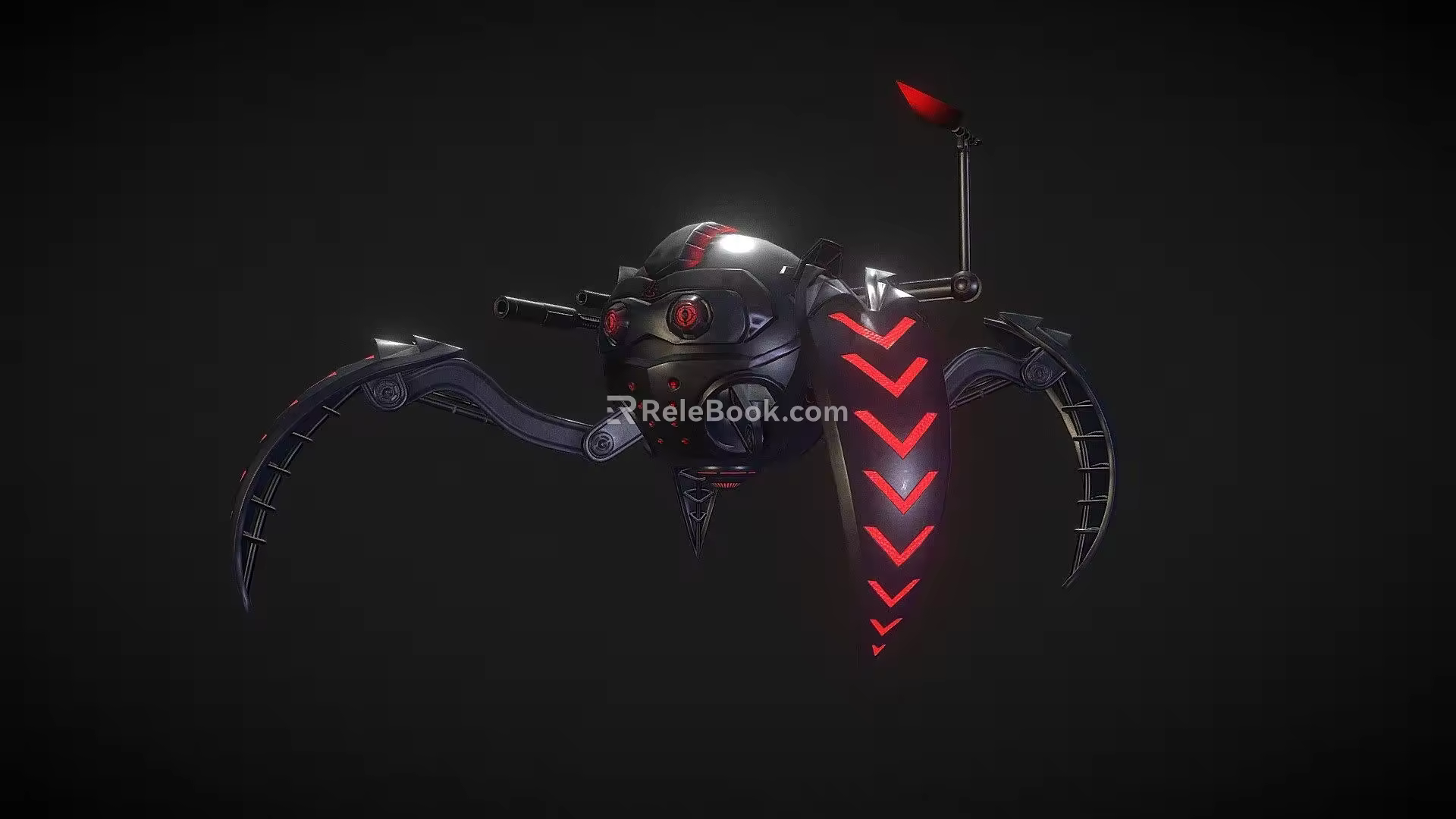 Weapons Mechanical Spider 3d model