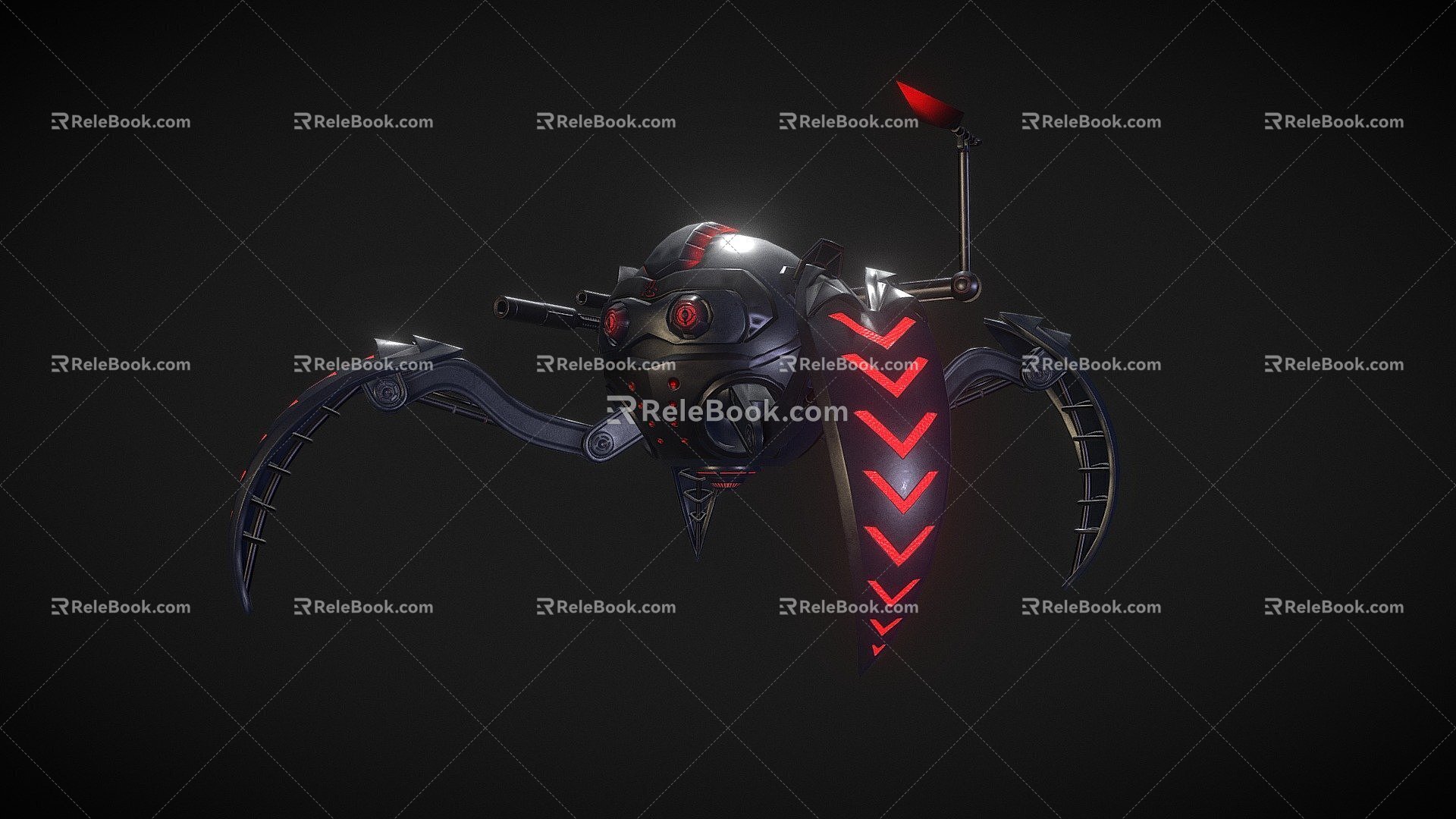 Weapons Mechanical Spider 3d model