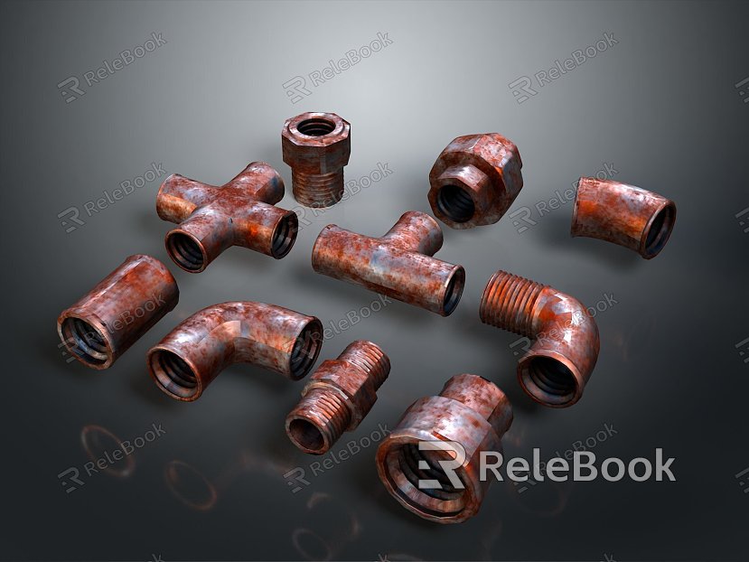 Pipe water pipe valve iron pipe fitting flange tee joint pipe water pipe valve model