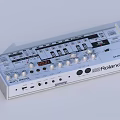 Roland Commercial Audio Equipment With Control Panel Knobs Buttons And Ports