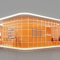 Xuehuaxiu Cosmetics Business Super Booth 3d model