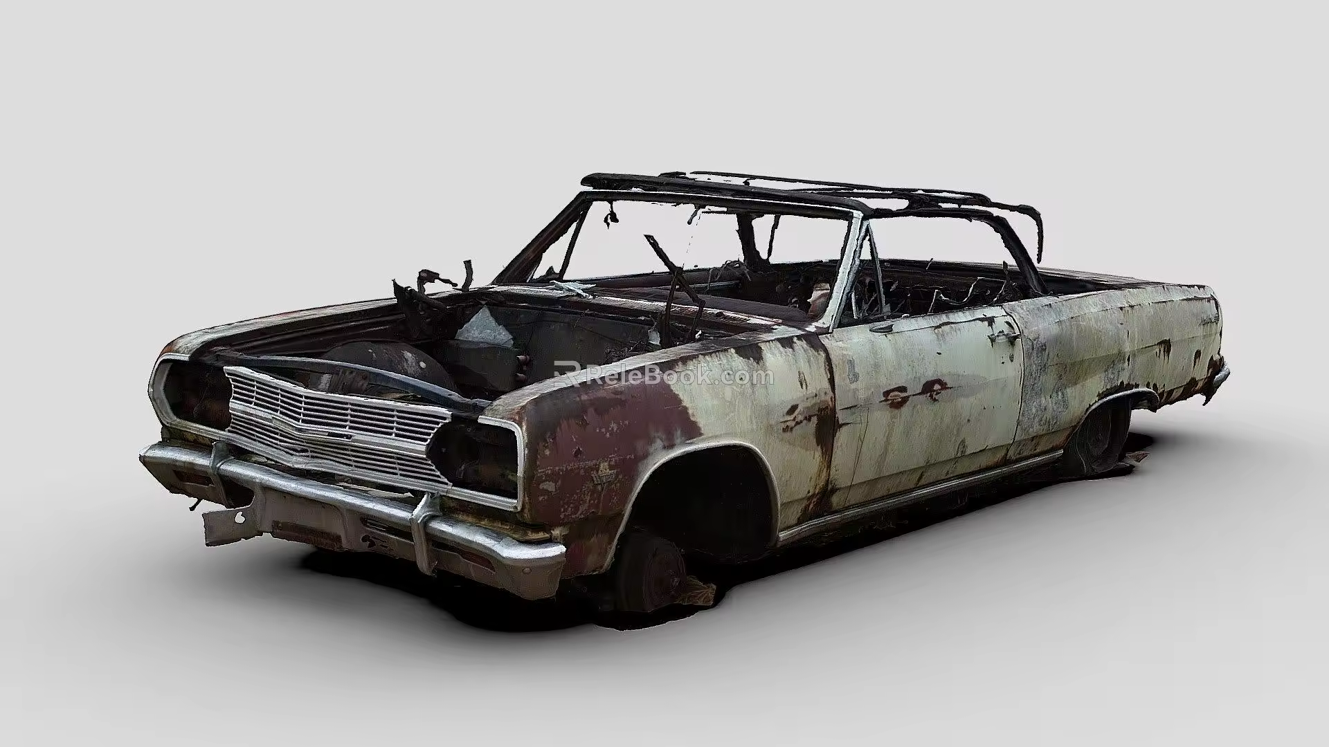 Rusty convertible 3d model