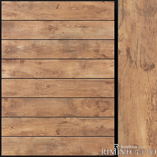 Natural Wooden Planks With Rich Grain Texture And Smooth Surface For Interior Use 3d model 