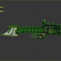 Elaborate Water Transport Ship With Multi Deck Structure And Decorative Gold Accents