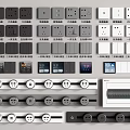 Switch socket rail socket switch socket switch panel intelligent switch strong current box weak current box 3d model
