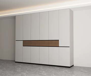Modern Minimalist Wardrobe 3d model
