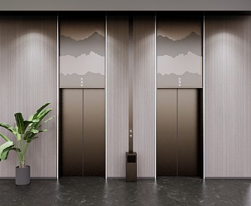 Modern Elevator Lift 3d model