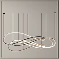 Modern Curved Chandelier Designs Featuring LED Lighting And Sleek Metal Frames For Home Interiors