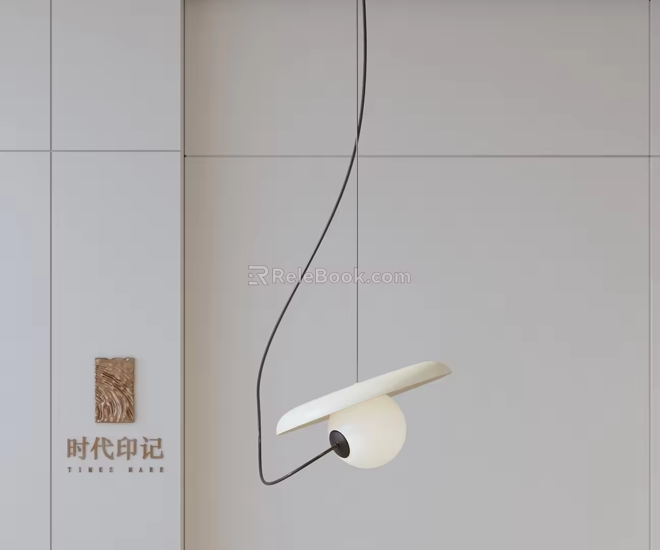 Modern chandelier 3d model