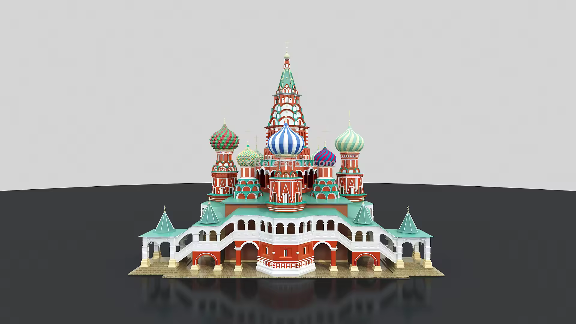 Church Architecture Church 3d model