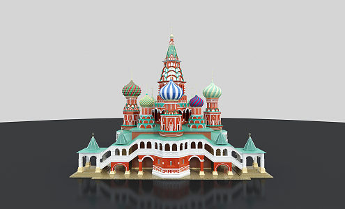 Church Architecture Church 3d model