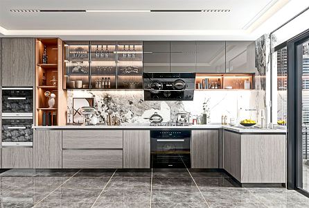 Modern Kitchen 3d model