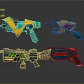 Science Fiction Firearms Next Generation Firearms Science Fiction Game Gun Game Firearms Game Gun Concept Gun Laser Gun 3d model