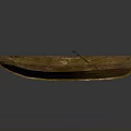 Traditional Wooden Boat As Classic Water Transport With Oars And Handcrafted Design