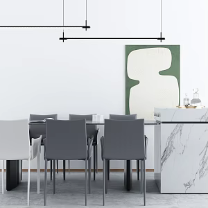 Restaurant Middle Island Cabinet 3d model