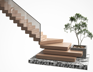 Modern Stairs 3d model