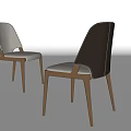 Modern Dining Chairs With Upholstered Seats And Wooden Legs In Different Colors