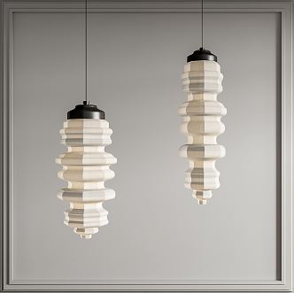 Modern chandelier 3d model