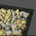 Black Tray Full of Yellow and White Mixed Grains as Nutritious Food Option