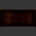 Ornate Red And Gold Decorative Chest With Carved Details And Ornate Feet