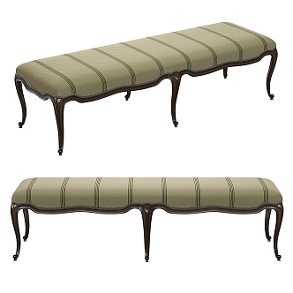 Ralph Lauren Noble Estate Bench 3d model