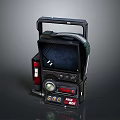 Portable Handheld Electronic Device With Display Screen Control Panel And Power Indicators