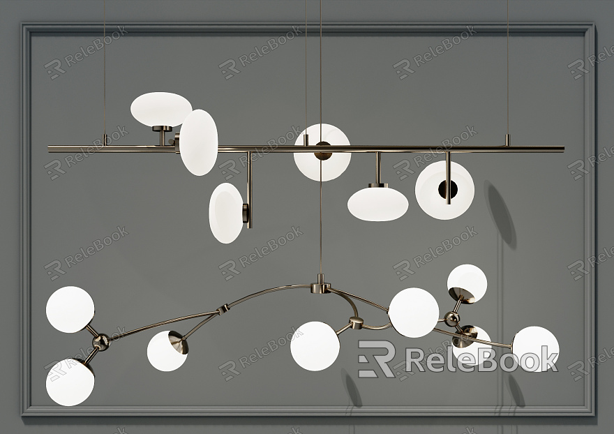 Modern chandelier chandelier combination model