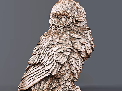 Modern Owl 3d model