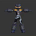 Sci-Fi Style Mecha Warrior Mecha Future Warrior Robot Game Character Mecha Soldier War Machine Transformers Robot Assistant