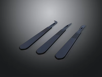 High Quality Metal Hardware Tools With Three Sharp Precision Blades For Craft Work 3d model