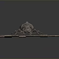 Wooden Insect Model Displayed On Red Wooden Planks With Detailed Texture