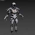 Robot Science Fiction Intelligent Robot 3d model